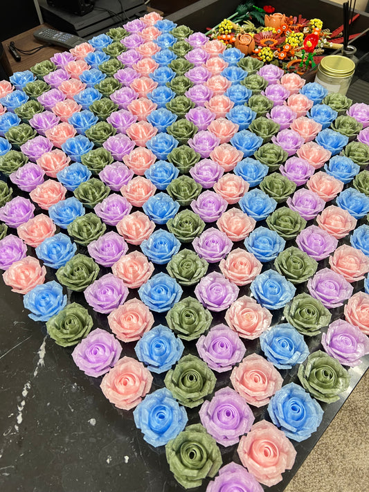 Bloom Rose – 選べるカラーの3Dプリントローズ